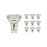 Flerpack 10x Noxion LED spot GU10 PAR16 5.5W 560lm 36D - 830 varm hvid | erstatter 75W