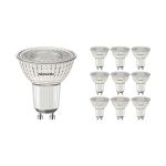 Flerpack 10x Noxion PerfectColor LED Spot GU10 PAR16 4W 345lm 36D - 930 Varm Vit | Bästa färgåtergivning - Dimbar - Ersättare 50W