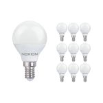 Flerpack 10x Noxion Lucent Lyster LED E14 boll Matt 4.5W 470lm - 827 Extra Varm Vit | Ersättare 40W