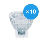 Flerpack 10x Ledvance Performance LED Spot Reflektor GU4 MR11 4.5W 345lm 36D - 927 Extra Varm Vit | Bästa färgåtergivning - Dimbar - Ersättare 35W