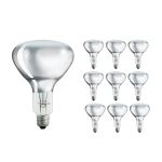 Flerpack 10x Philips BR125 IR 250W E27 230-250V Klar