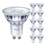 Flerpack 10x Philips Corepro LED Spot GU10 PAR16 4.9W 485lm 36D - 840 Kallvit | Ersättare 65W
