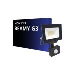 Noxion LED Strålkastare Beamy G3.1 Svart 20W 2200lm 100D - 830 Varm Vit | IP44 - Rörelse- och Ljussensor - Symmetrisk 