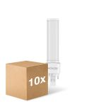 Flerpack 10x Noxion Lucent PL-C LED 5.2W - 840 Kallvit | 2-Stift - Ersättare 18W