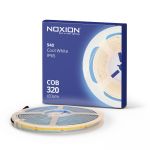 Noxion Led-Ljusslingor Naga 5 Meter 24V - 320LEDs/m - COB - 8W/m - 940 Kallvit | 8mm - IP65 - Bästa Färgåtergivning