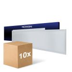 Flerpack 10x Noxion LED Panel Ecowhite V4.0 28W 3360lm - 830-840-865 CCT | 120x30cm - UGR <19