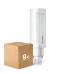 Flerpack 9x Philips CorePro PL-C LED 5.9W 600lm - 830 Varm Vit | 2-Stift - Ersättare 13W