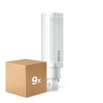 Flerpack 9x Philips CorePro PL-C LED 5.9W 660lm - 840 Kallvit | 2-Stift - Ersättare 13W