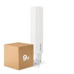 Flerpack 9x Philips CorePro PL-C LED 8.9W 1100lm - 840 Kallvit | 2-Stift - Ersättare 26W