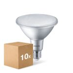 Flerpack 10x Philips Master Value LED Lampa Reflektor E27 PAR38 13W 1000lm 25D - 927 Extra Varm Vit | Bästa färgåtergivning - Dimbar - Ersättare 100W