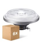 Flerpack 6x Philips MASTER LED Spot G53 AR111 14.8W 875lm 24D - 930 Varm Vit | Bästa färgåtergivning - Dimbar - Ersättare 75W