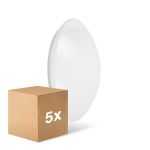 Flerpack 5x Ledvance Surface Cirkulär 400 24W 830 1920lm Vit IP44 | Sensor - Varm Vit - Ersättare 2x26W