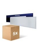 Flerpack 5x Noxion LED Panel Ecowhite V4.0 28W 3200lm - 830 Varm Vit | 120x30cm - UGR <19 - Philips driver