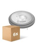 Flerpack 6x Ledvance LED Spot G53 AR111 11.7W 800lm 40D - 930 Varm Vit | Bästa färgåtergivning - Dimbar - Ersättare 75W