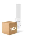 Flerpack 10x Noxion Lucent PL-S LED 2.8W - 840 Kallvit | 2-Stift - Ersättare 5W