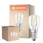 Flerpack 10x Ledvance Speciell LED E14 T26 Filament Klar 1.3W 110lm - 827 Extra Varm Vit | Ersättare 12W