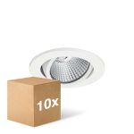 Flerpack 10x Philips LED Spot Klar Accent G2 RS061B 6W 550lm 36D - 840 Kallvit | 80mm - Dimbar 