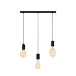 Calex XXL Höga lumen Guld Komplett set - Including 3 XXL Lampas + Cordset Rektangulär bas