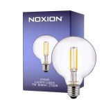 Noxion Lucent LED E27 Globe Filament Klar 7W 806lm - 827 Varm Vit | Ersättare 60W