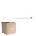 Flerpack 4x Ledvance LED Allmänbruksarmatur Vattentät 50W 6100lm - 840 Kallvit | 150cm