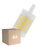 Flerpack 6x Osram LED Linear R7s Parathom 78mm Klar 12W 1521lm - 827 Extra Varm Vit | Dimbar - Ersättare 100W