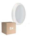 Flerpack 5x Philips LED Plafond Ledinaire WL070V Gen 2 Vit 17W 1700lm - 830-840 CCT | 300mm - IP65