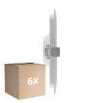 Flerpack 6x Ledvance LED Downlight Slim Fyrkant SQ155 12W 1020lm 120D - 830 Varm Vit 