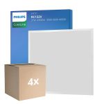 Flerpack 4x Philips LED Panel CoreLine RC132V 22/31W 2900-4300lm - 830-835-840 CCT | 60x60cm - UGR <19 - Justerbara Watt 