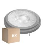 Flerpack 6x Ledvance Superior LED Spot Reflektor G53 AR111 7.2W 450lm 40D - 918-927 Dim to Warm | Bästa färgåtergivning - Dimbar - Ersättare 50W