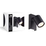 D'Lite Vägglampa Prisma Metall Svart | IP20 - Passande för 1x GU10