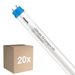 Flerpack 20x Philips LED Rör T8 CorePro (EM/Mains) High Output 8W 900lm - 840 Kallvit | 60cm - Ersättare 18W