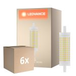 Flerpack 6x Osram LED R7s 118mm Klar 19W 2452lm - 865 Dagsljus | Ersättare 150W