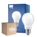 Flerpack 10x Philips Master LED E27 Päron Filament Matt 3.4W 470lm - 922-927 Dim To Warm | Bästa Färgåtergivning - Dimbar - Ersättare 40W