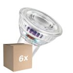 Flerpack 6x Osram LED Spot GU10 PAR16 4.7W 850lm 100D - 840 Kallvit