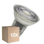 Flerpack 10x Ledvance LED Spot GU10 PAR16 6.1W 575lm 36D - 930 Varm Vit | Bästa Färgåtergivning - Dimbar - Ersättare 80W