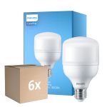 Flerpack 6x Philips CorePro LED E27 Matt 20W 2050lm - 830 Varm Vit | Ersättare 120W