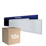 Flerpack 10x Noxion LED Panel Delta Value V5 28W 3920lm - 830-840 CCT | 120x30cm - UGR<19 - Backlit