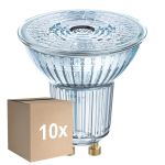 Flerpack 10x Osram Parathom LED GU10 Spot Klar 3.4W 230lm - 927 Extra Varm Vit | Dimbar - Bästa färgåtergivning - Ersättare 35W