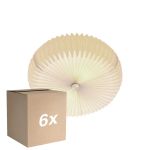 Flerpack 6x Nordlux Belloy Vägg och Taklampa 40 Papper/Stål Vit | Passande för 1x E27