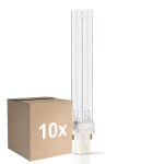 Flerpack 10x Philips PL-S 7W - UV-C | 2-Stift