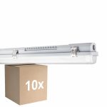 Flerpack 10x Ledvance LED Fukttät Armatur MT Gen 3 IP65 | Passande för 1x60cm LED Rör