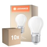 Flerpack 10x Ledvance Classic LED E27 Päron Matt 1.8W 250lm - 827 Extra Varm Vit | Dimbar - Ersättare 25W