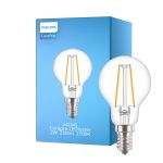 Philips Corepro LED Lustre E14 boll Filament Klar 2W 250lm - 827 Extra Varm Vit | Ersättare 25W