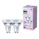 Flerpack 2x Philips LED Spot GU10 PAR16 5W 355lm 36D - 827 Extra Varm Vit