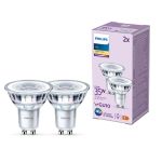 Flerpack 2x Philips LED Spot GU10 PAR16 4W 255lm 36D - 827 Extra Varm Vit