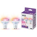 Dubbelpack 2x WiZ Smart LED Spot GU10 PAR16 5W 400lm 36D | Bästa Färgåtergivning - Dimbar - Ersättare 50W