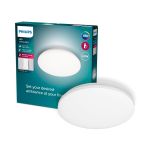 Philips LED Taklampa Izso Vit 24W 2500lm - 827-865 Justerbar Vit | Dimbar - Fjärrkontroll