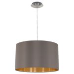 Eglo Pendellampa Maserlo Stål Satin Nickel | Passande för E27