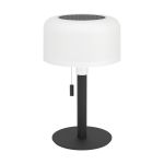 Eglo Bordslampa Montapalma Solar Stål Svart 2W 190lm - 830 Varm Vit | IP54 - Dimbar - USB-C