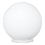 Eglo Bordslampa Rondo Plast Vit | Passande för 1x E27